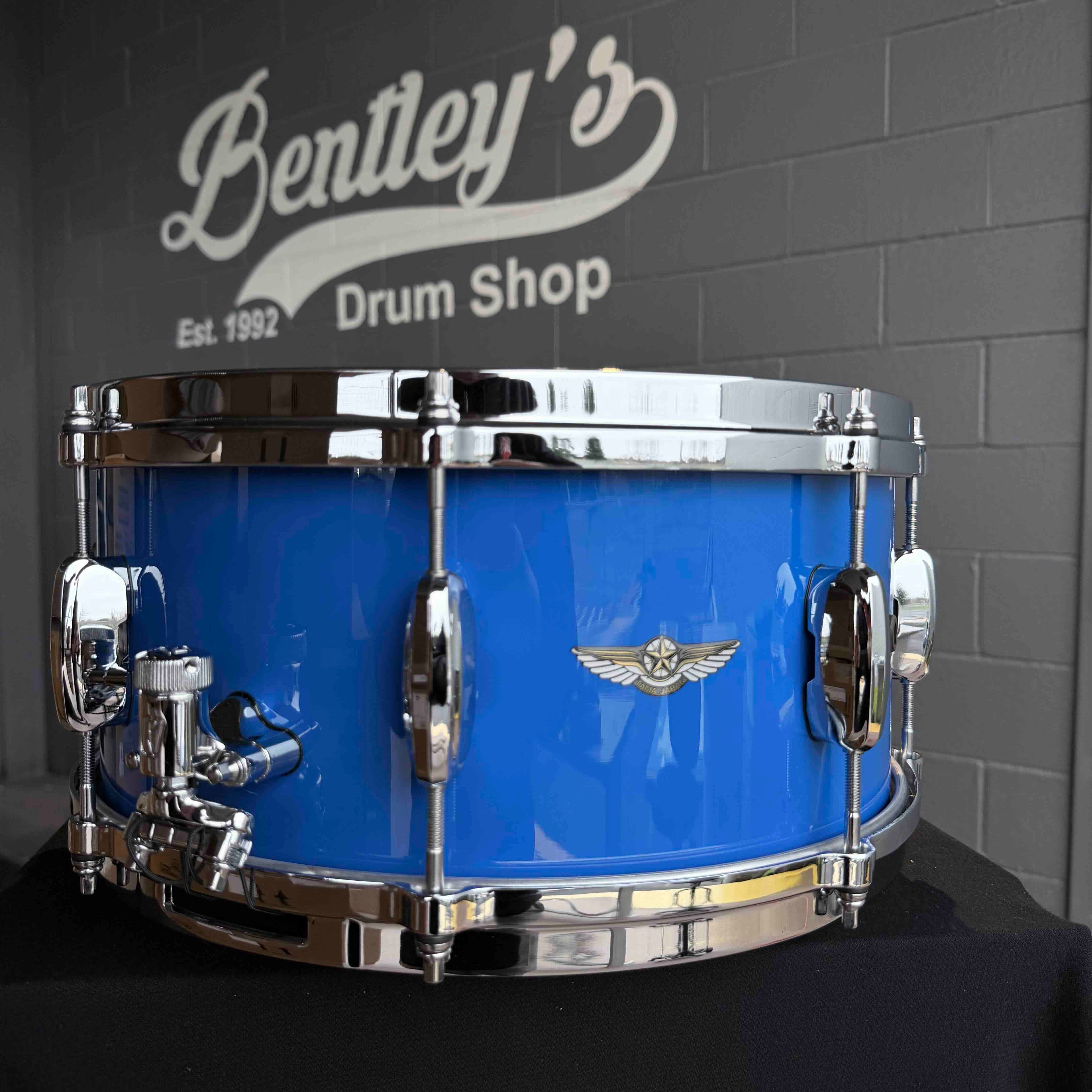 ~NEW!~ TAMA STAR Walnut 6.5x14 Snare Drum in Grand Royal Blue Lacquer